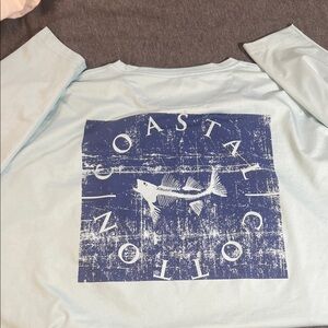 Coastal Cotton Graphic Long Sleeve Shirt